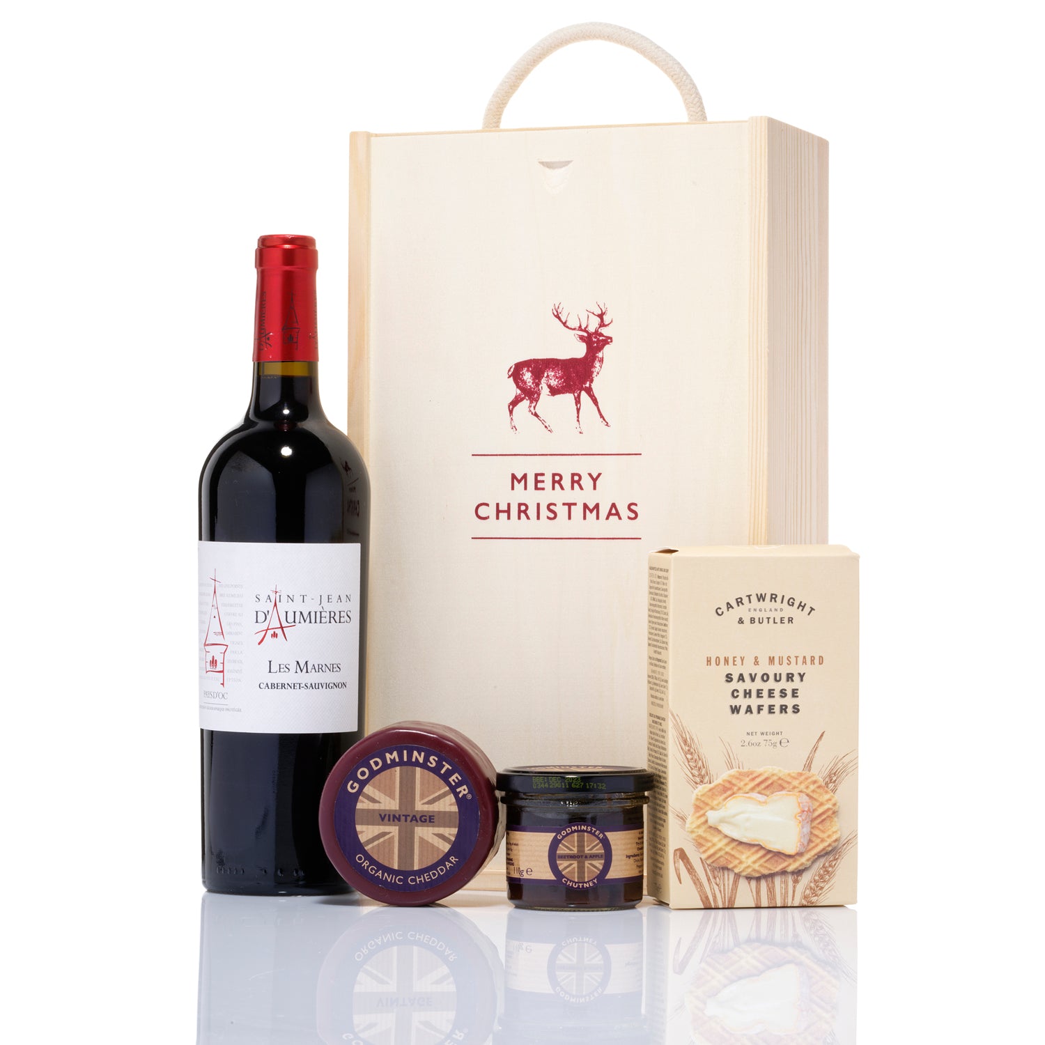 Christmas Cheese and Wine Hamper – Calverley Hamper Company